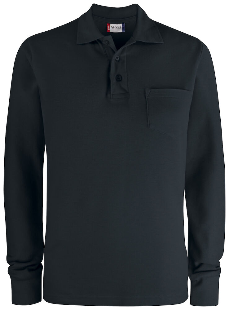 Clique Basic Polo Pocket L/S