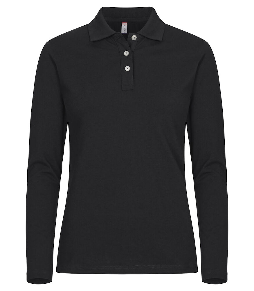 Stretch Premium Polo L/S Women