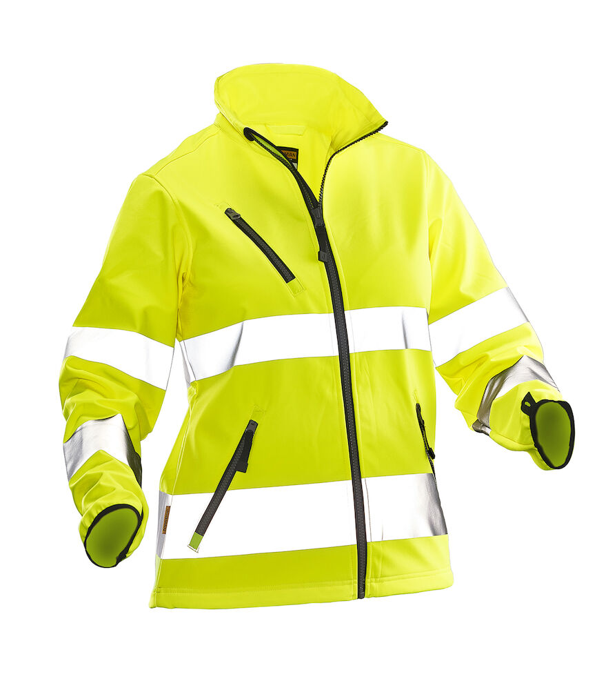 Jobman 1210 Hi-Vis Women’s Softshell Jacket