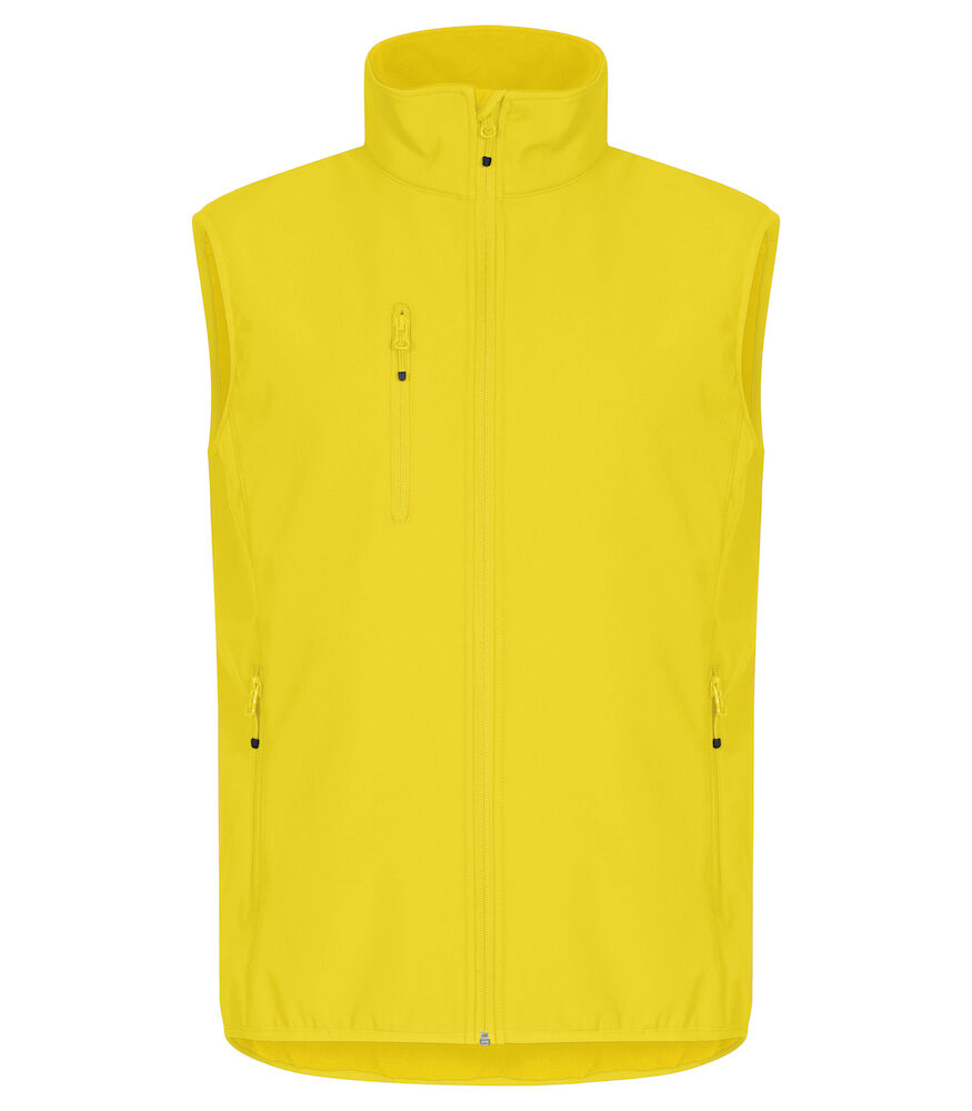 Clique Classic Softshell Vest - lemon