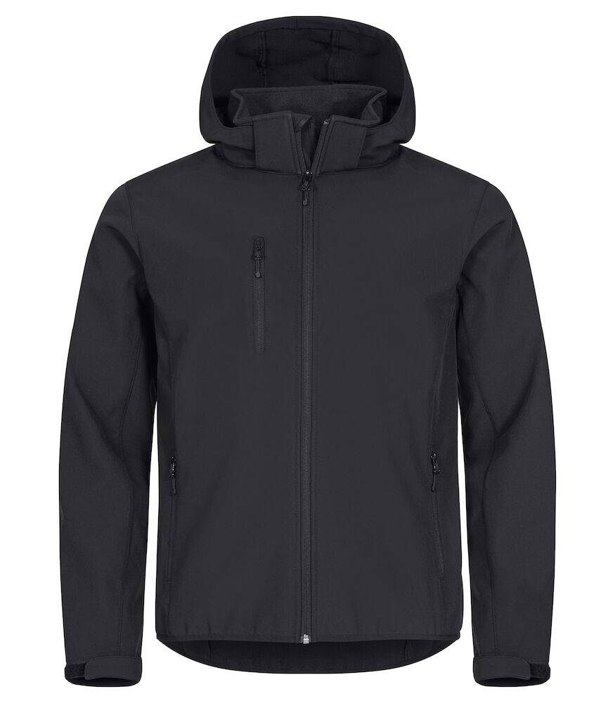 Clique Classic Softshell Hoody - zwart