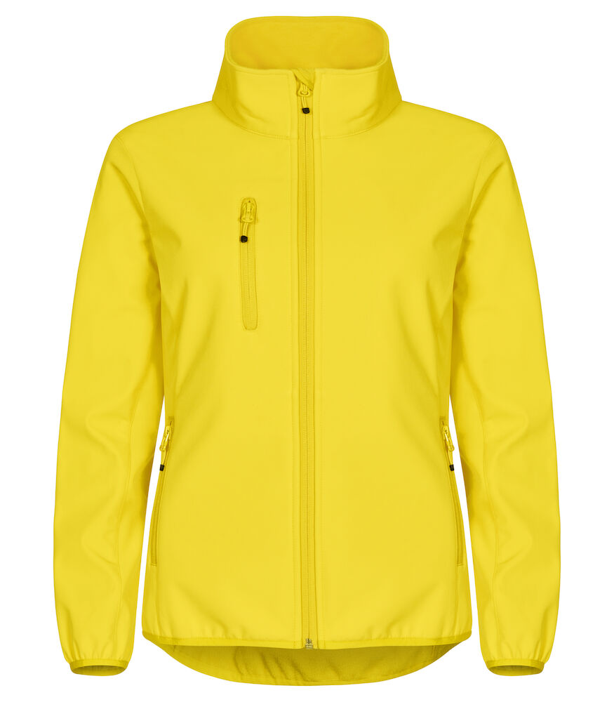 Clique Classic Softshell Jacket Women - lemon