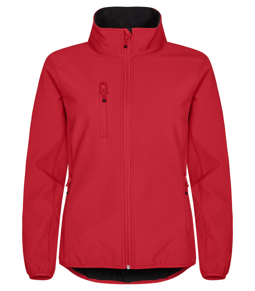 Clique Classic Softshell Jacket Women - rood