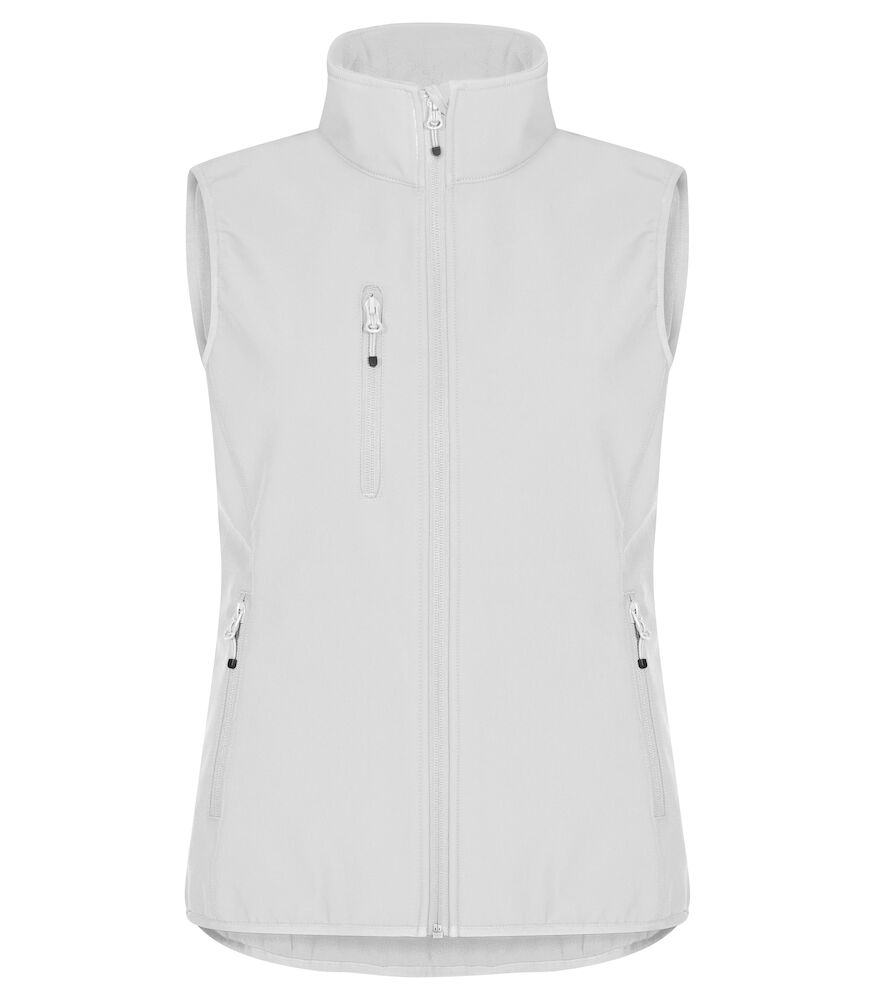 Clique Classic Softshell Vest Women - wit