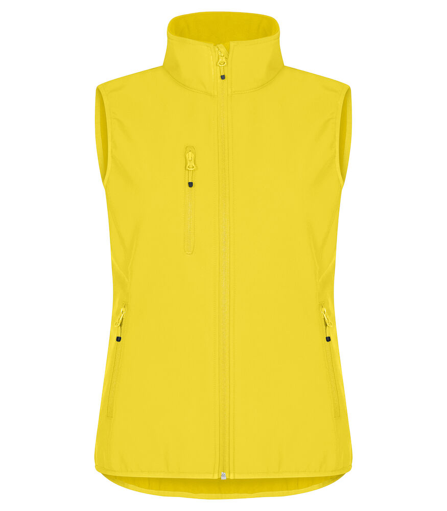 Clique Classic Softshell Vest Women - lemon