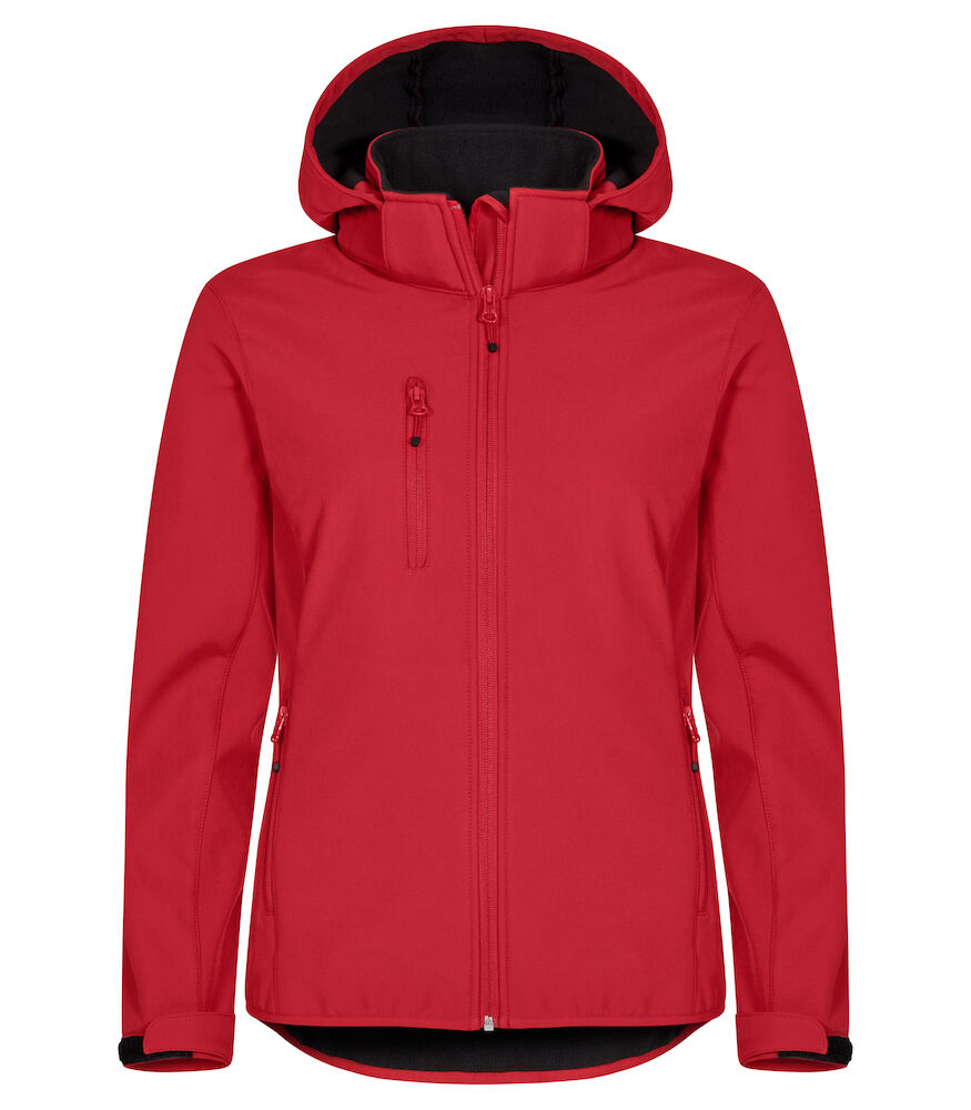 Clique Classic Softshell Hoody Women - rood