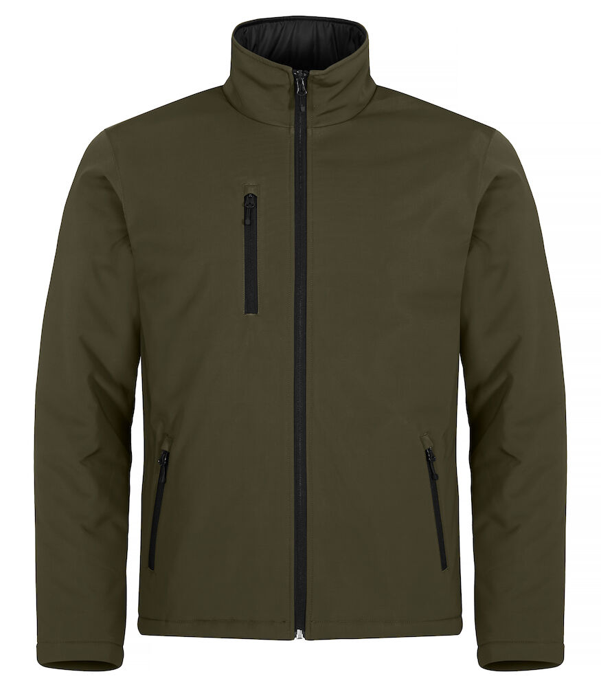 Clique Padded Softshell Jacket - mistgroen