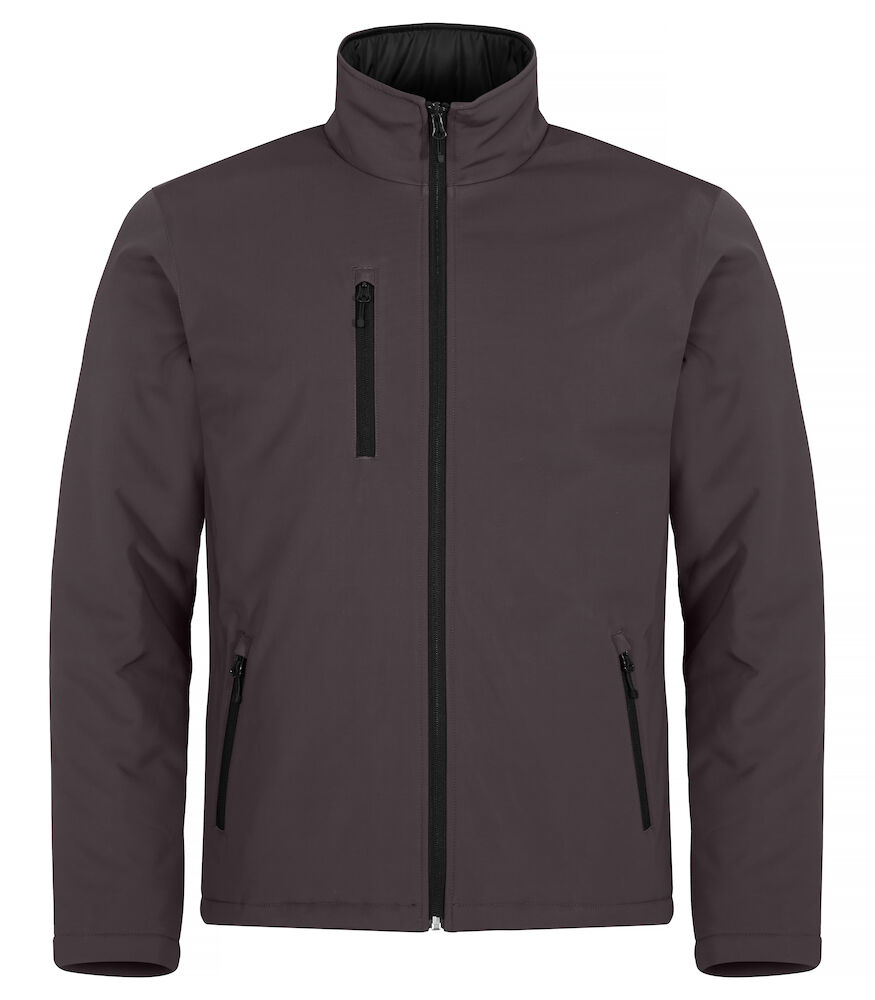 Clique Padded Softshell Jacket - donkergrijs