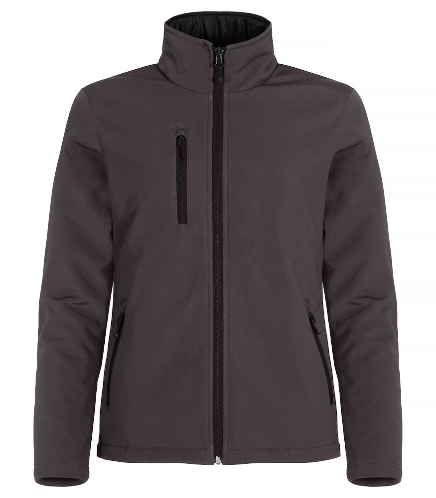 Clique Padded Softshell Jacket Women - donkergrijs