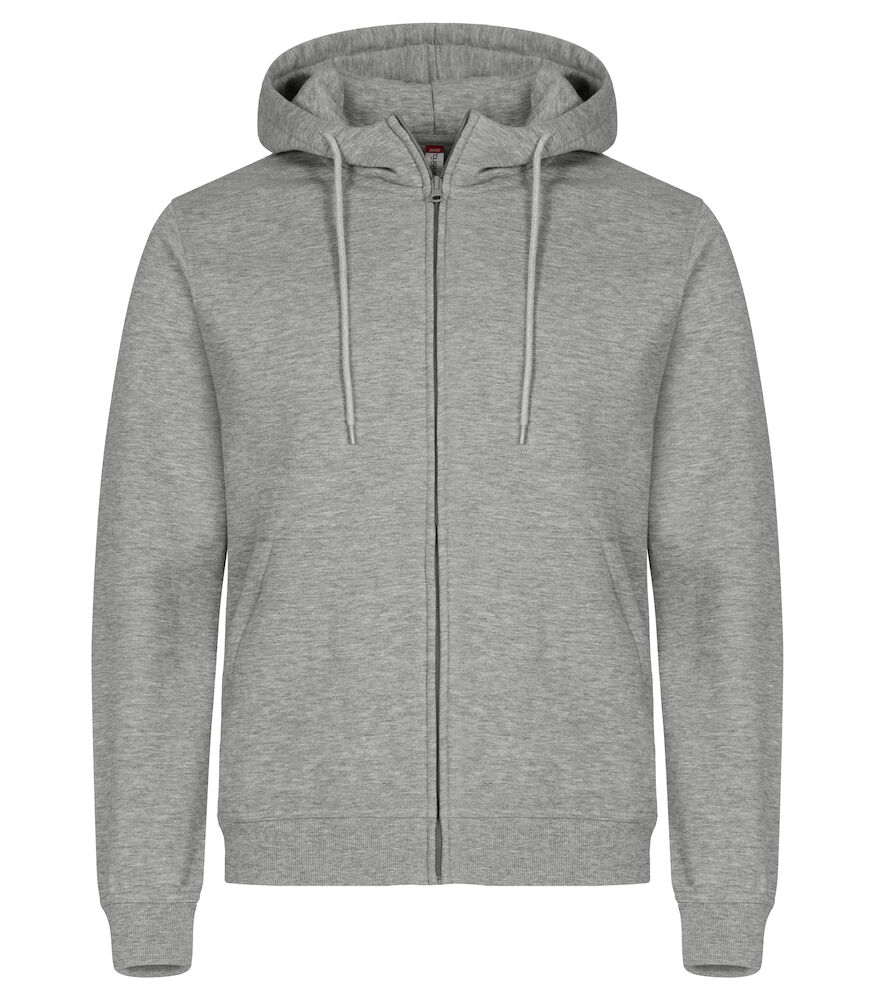 Clique Miami Hoody FZ - grijsmelange