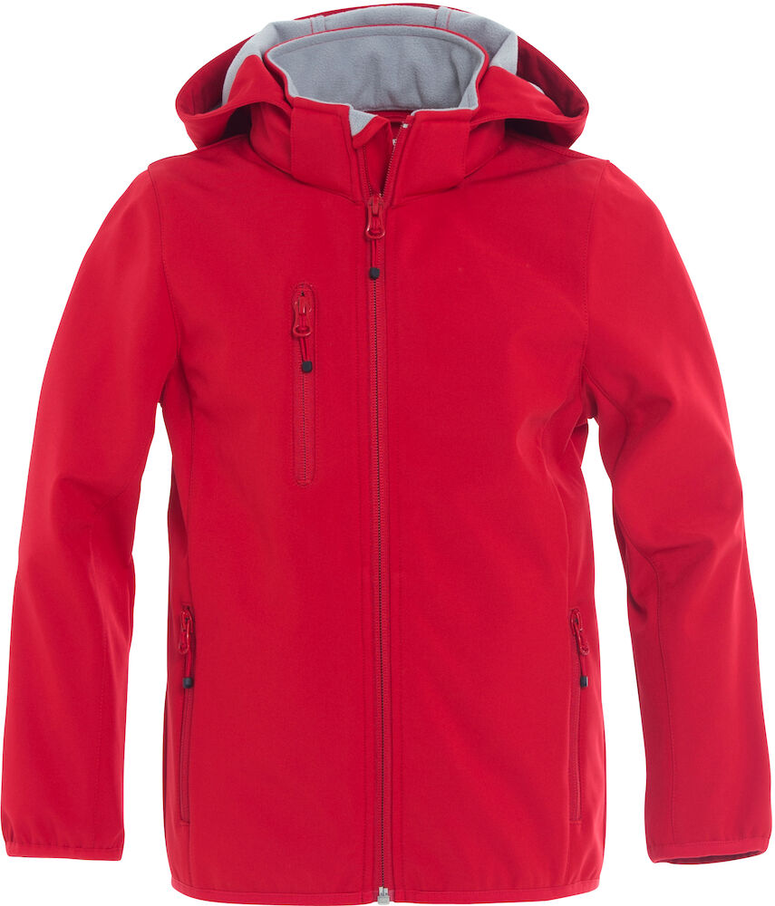 Clique Basic Softshell Jacket Junior - rood