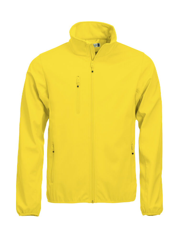 Clique Basic Softshell Jacket - lemon