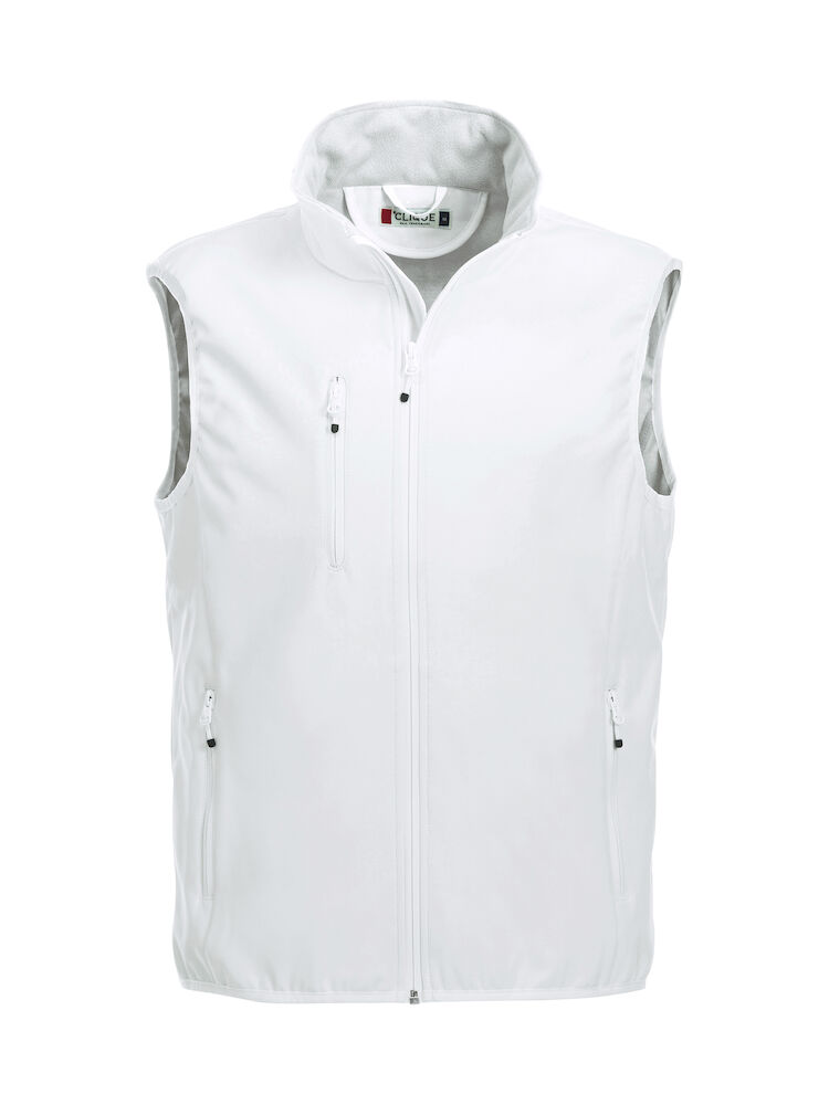 Clique Basic Softshell Vest - wit