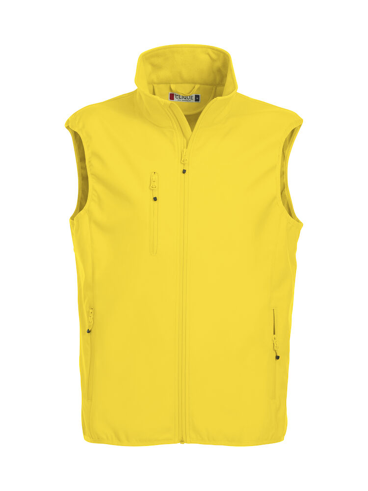 Clique Basic Softshell Vest - lemon