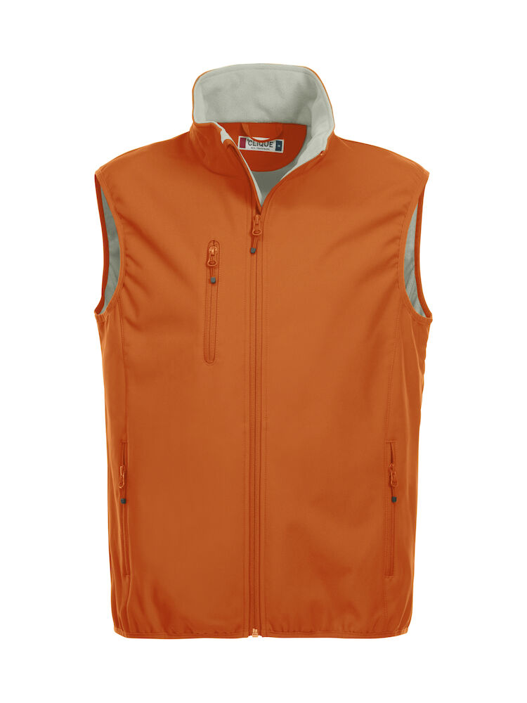 Clique Basic Softshell Vest - diep-oranje