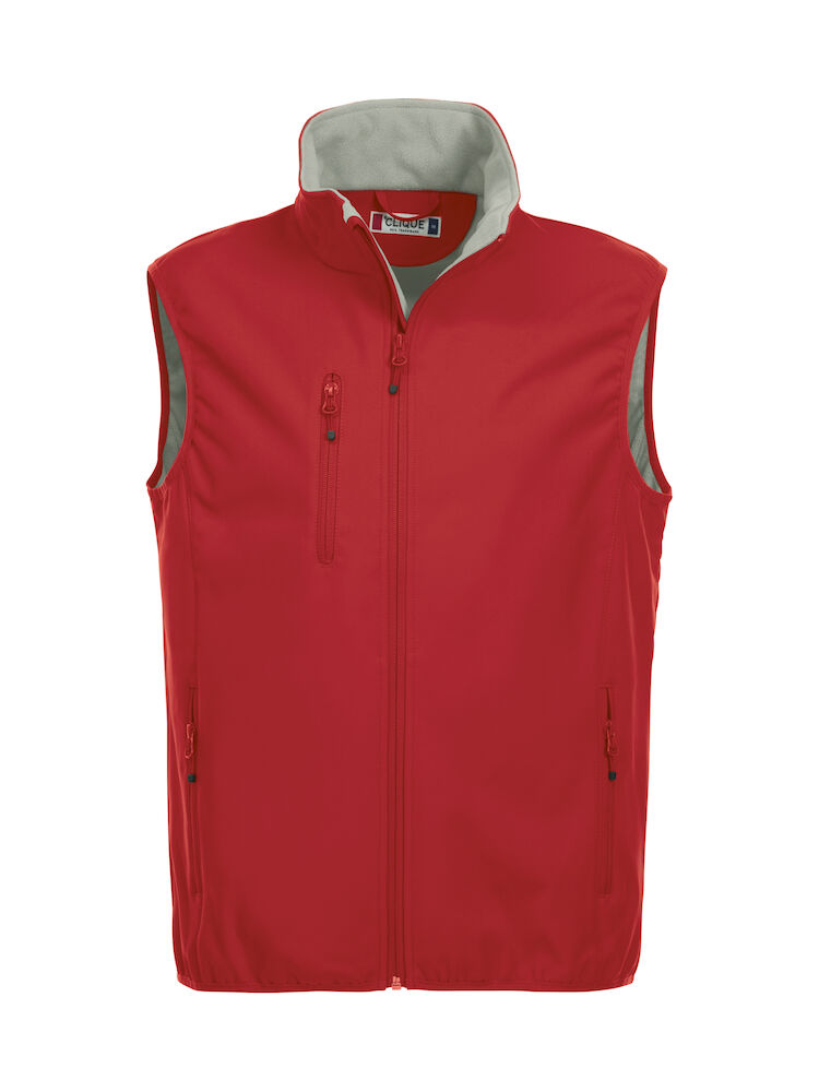 Clique Basic Softshell Vest - rood