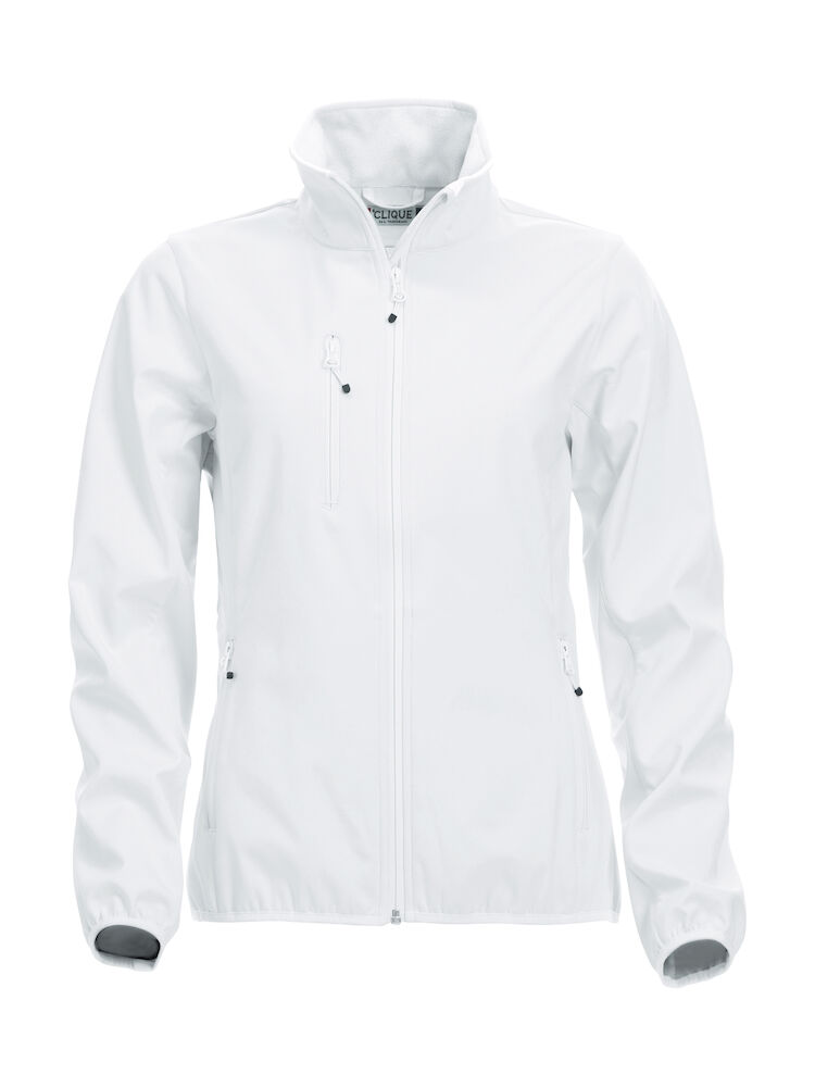 Clique Basic Softshell Jacket Ladies - wit