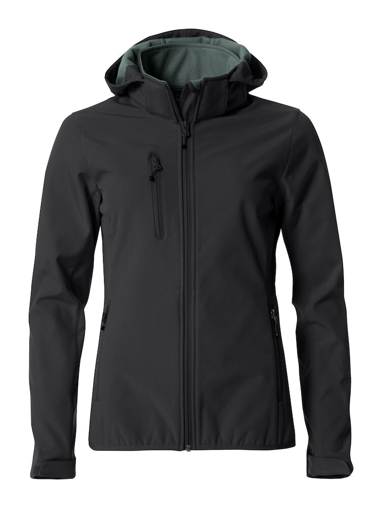 Clique Basic Hoody Softshell Ladies - zwart