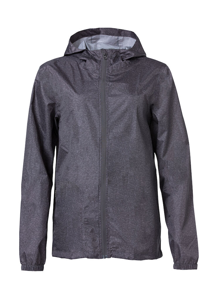 Clique Basic Rain Jacket - antraciet-melange