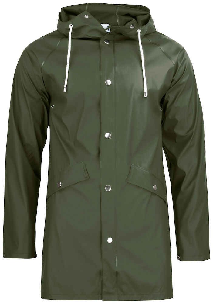 Clique Classic Rain Jacket - jagersgroen