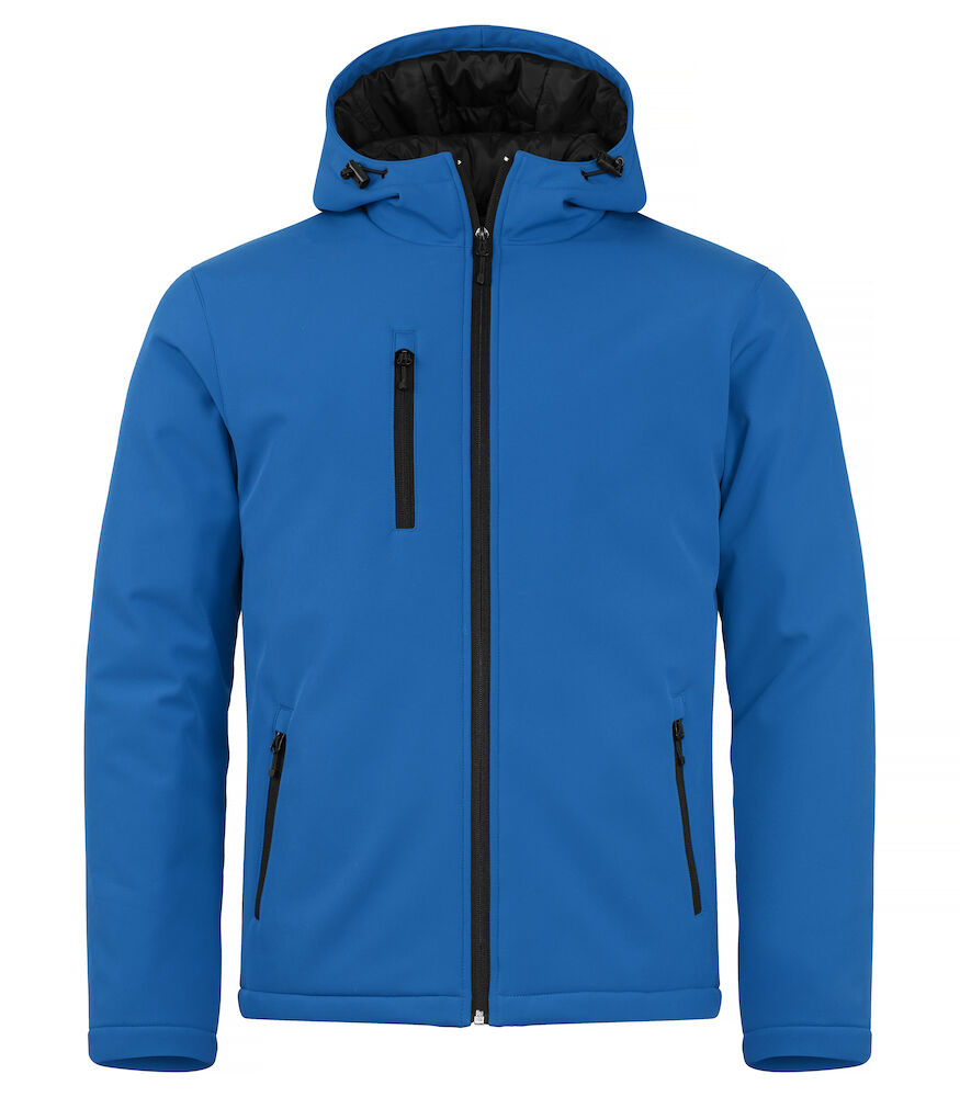 Clique Padded Hoody Softshell - kobalt