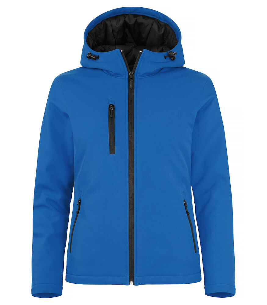 Clique Padded Hoody Softshell Women - kobalt