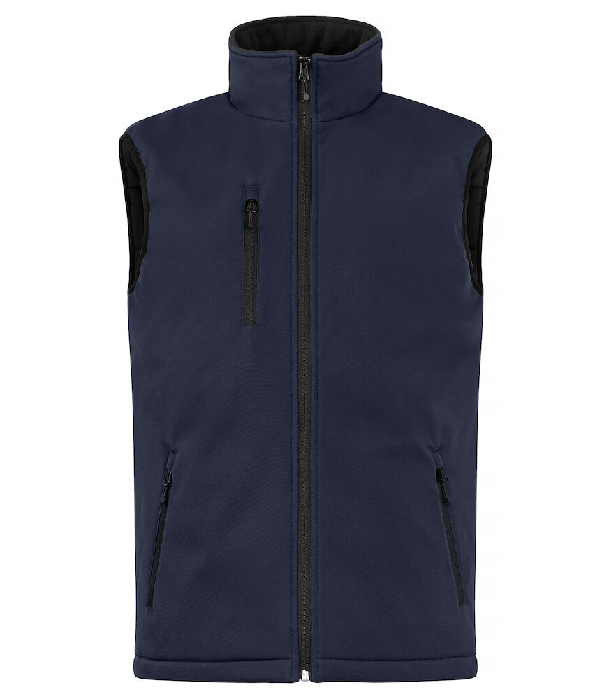 Clique Padded Softshell Vest - dark-navy