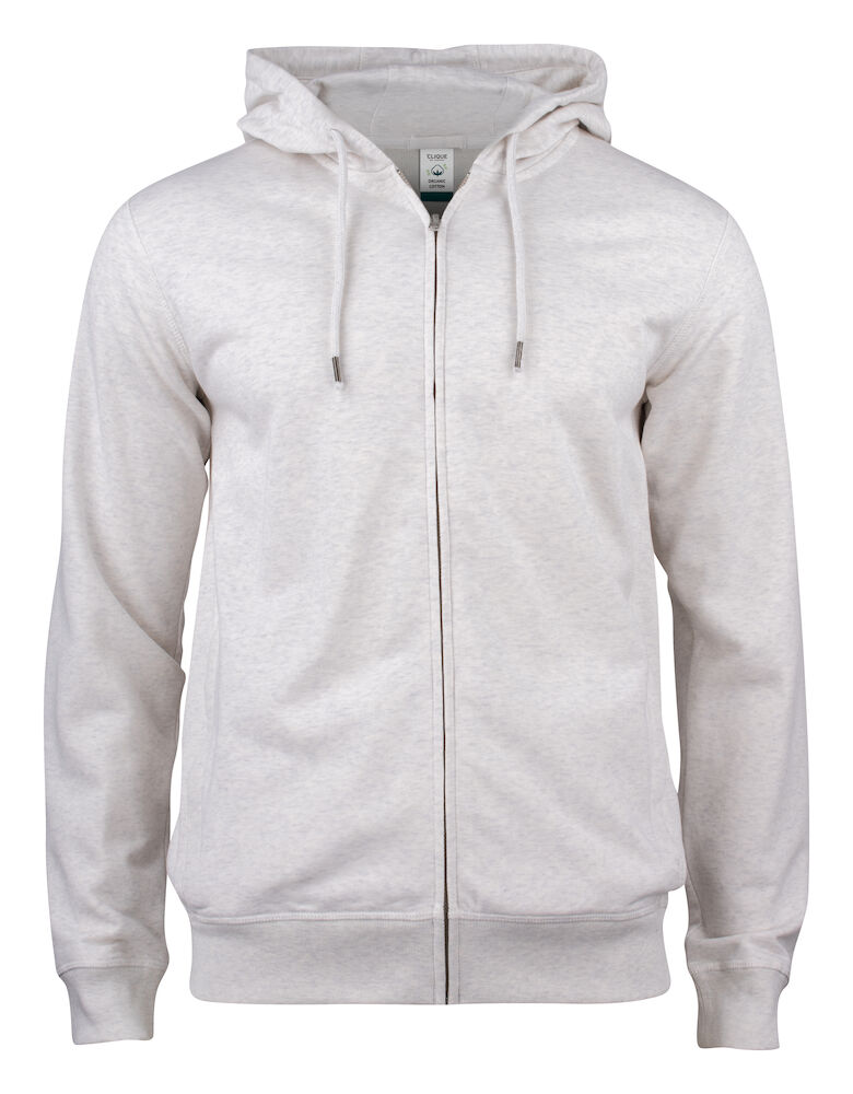 Clique Premium OC Hoody Full Zip - nature-melange