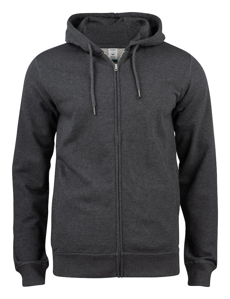 Clique Premium OC Hoody Full Zip - antraciet