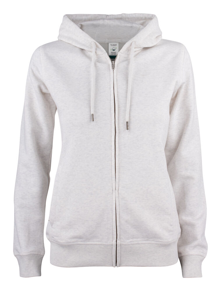 Clique Premium OC Hoody Full Zip Women - nature-melange