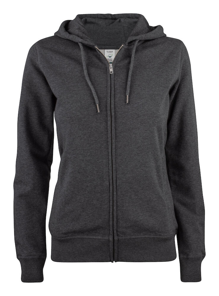 Clique Premium OC Hoody Full Zip Women - antraciet