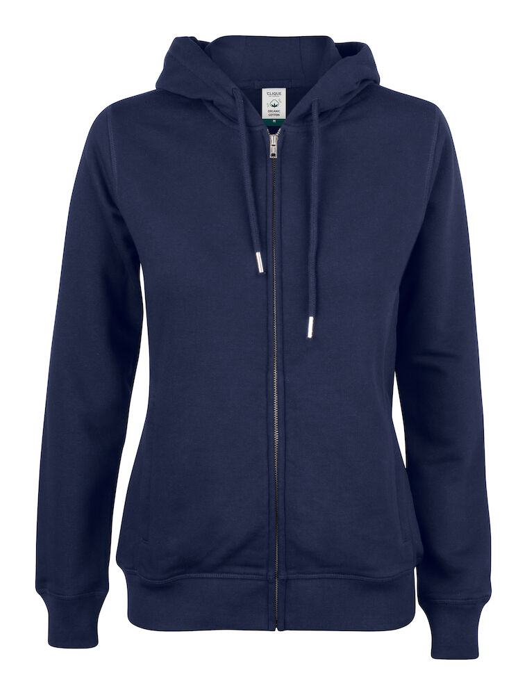 Clique Premium OC Hoody Full Zip Women - dark-navy