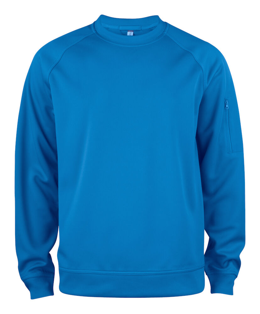 Clique Basic Active Roundneck - kobalt