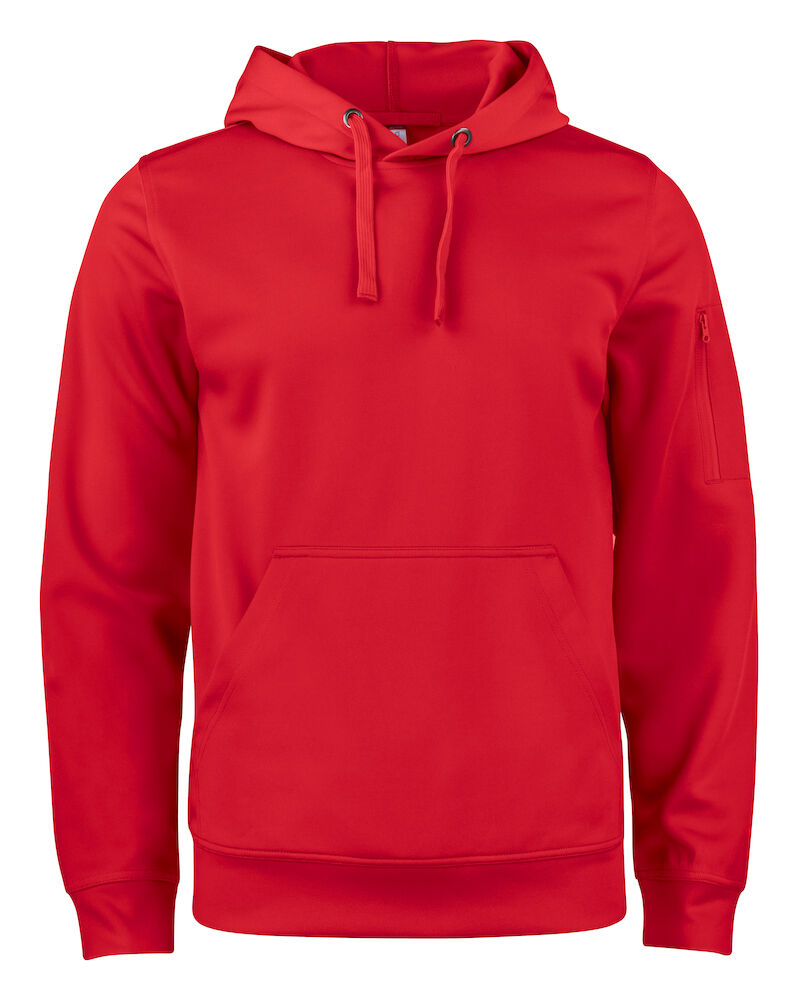 Clique Basic Active Hoody - rood