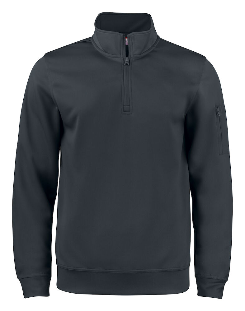 Clique Basic Active Half Zip - zwart