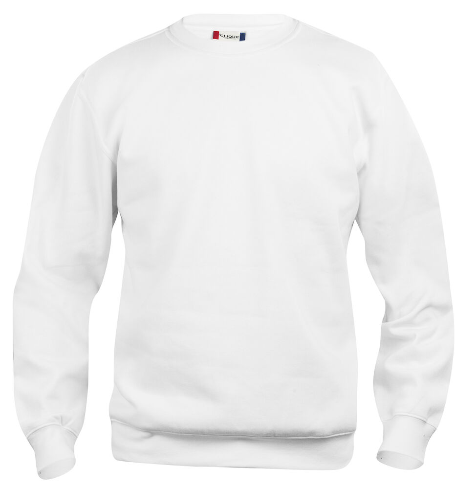 Clique Basic Roundneck Junior - white