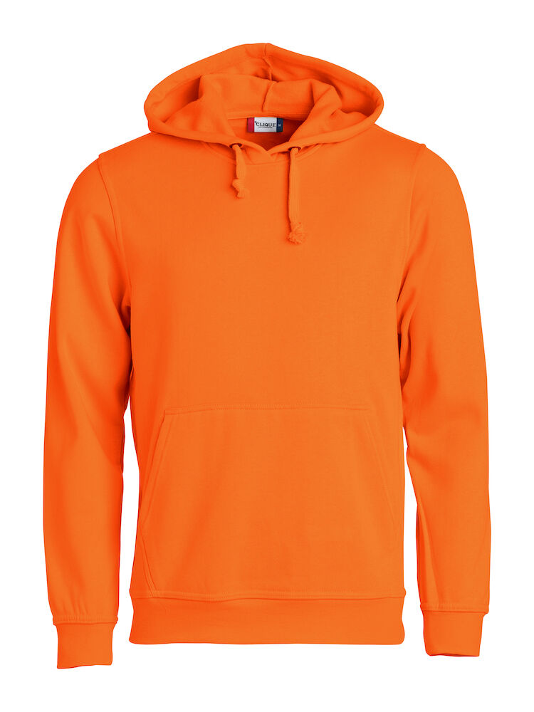 Clique Basic Hoody - signaal-oranje