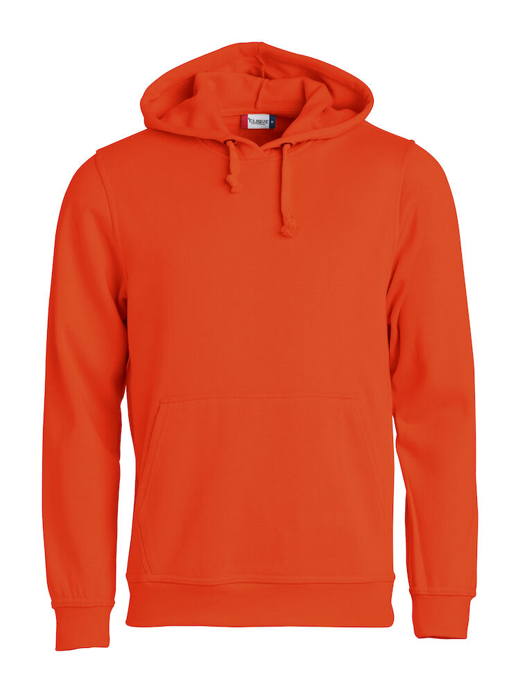 Clique Basic Hoody - diep-oranje