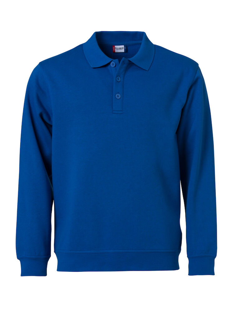 Clique Basic Polo Sweater - kobalt