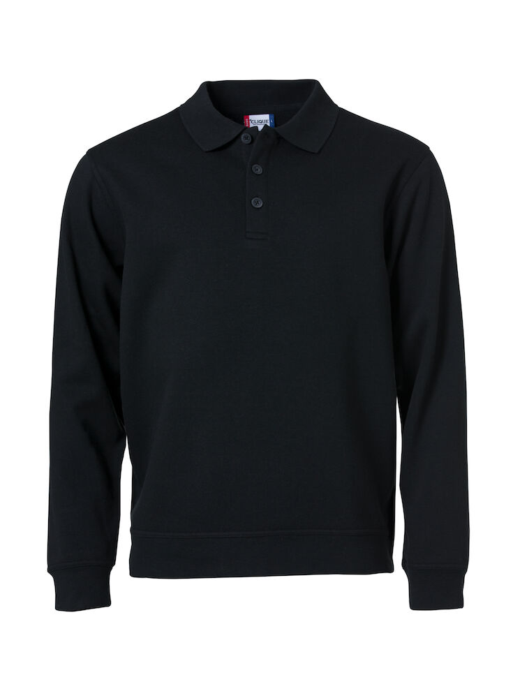 Clique Basic Polo Sweater - zwart