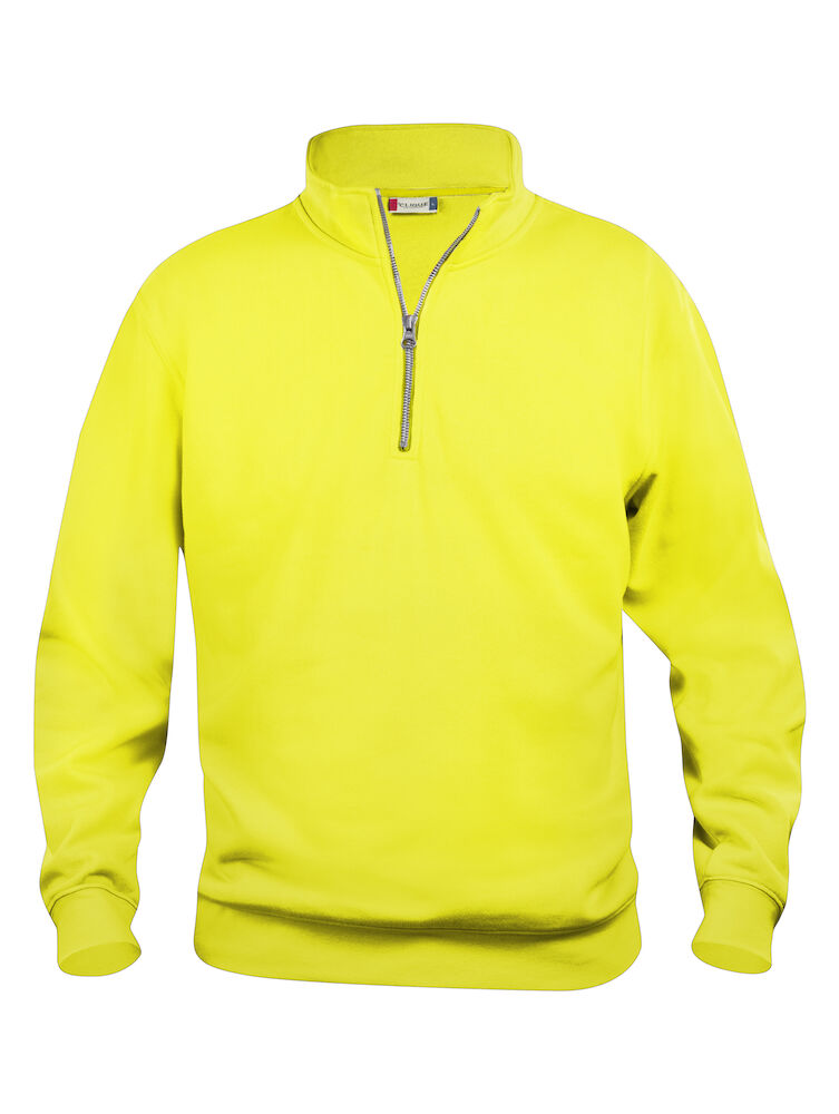 Clique Basic Half Zip - signaal-geel