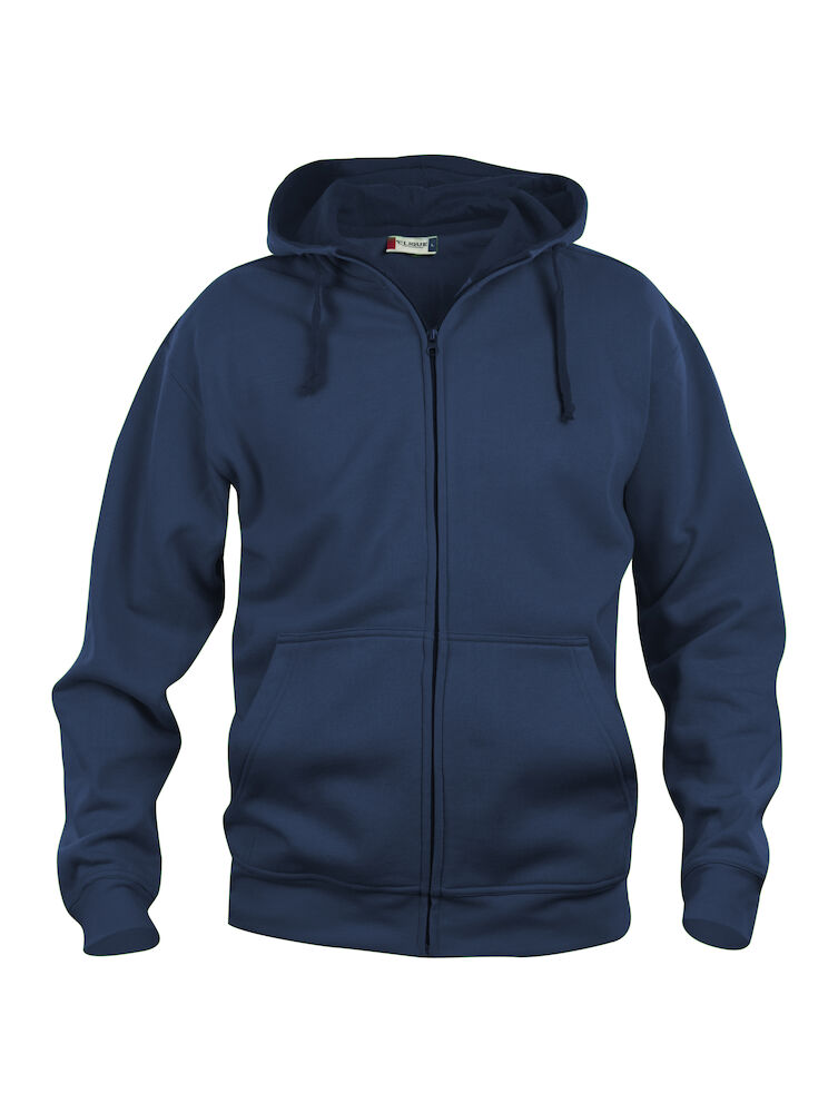 Clique Basic Hoody Full Zip - dark-navy