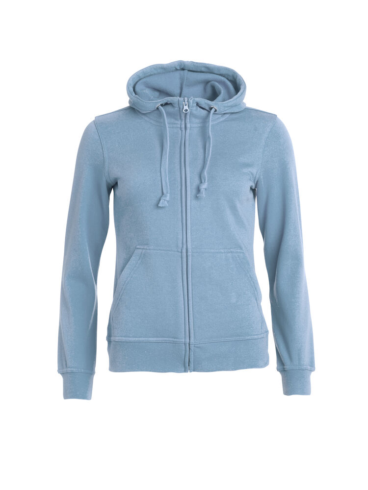 Clique Basic Hoody Full Zip Women - licht-blauw