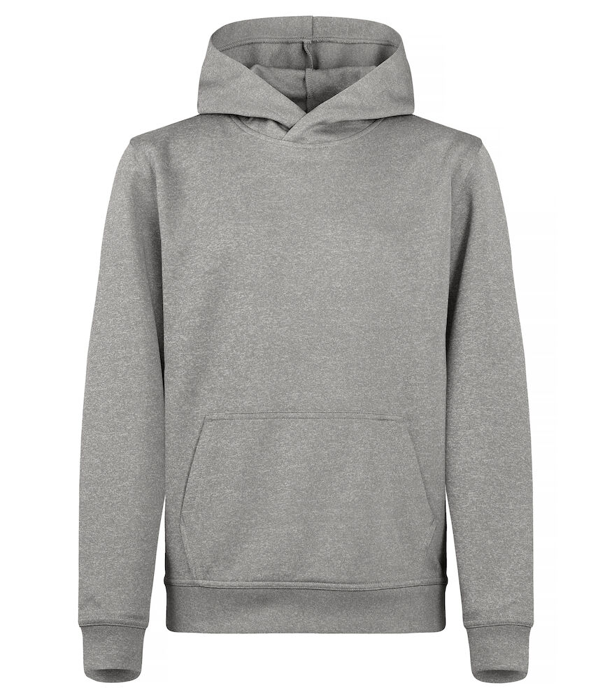 Clique Basic Active Hoody Junior - grijs-melange