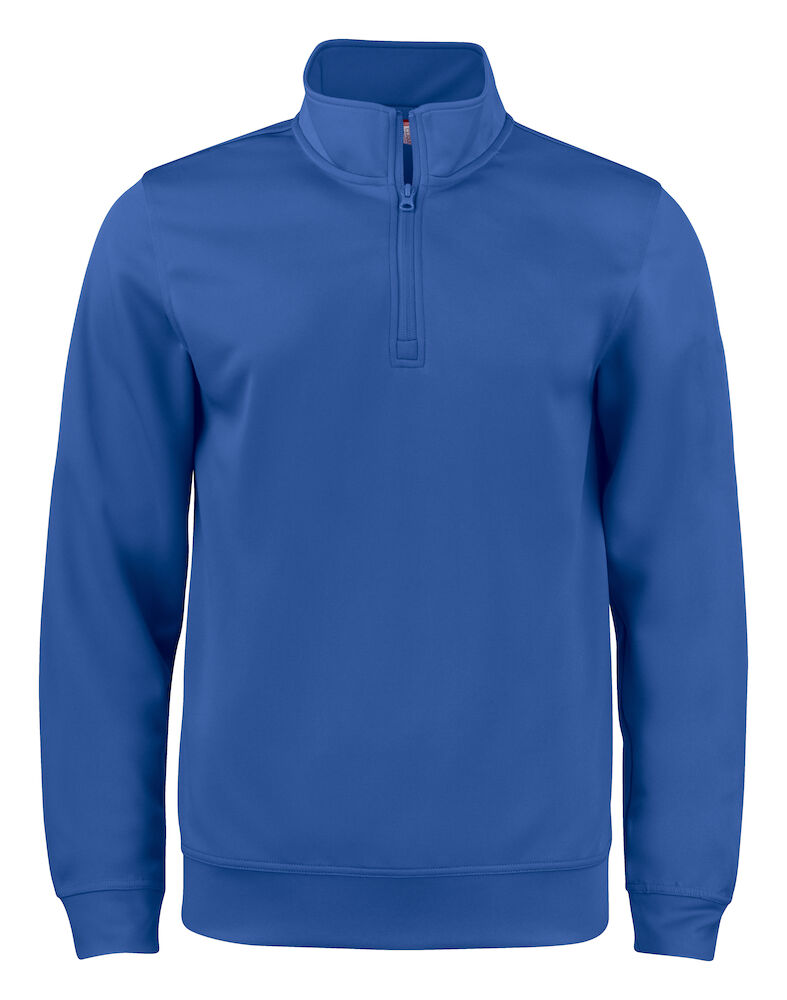 Clique Basic Active Half Zip Junior - kobalt