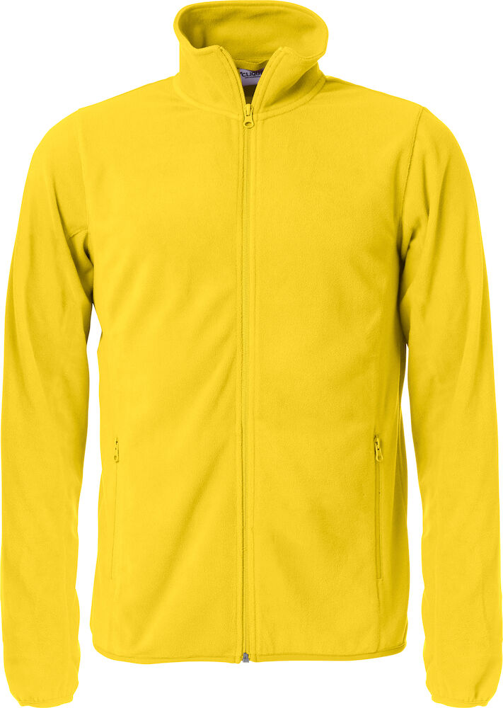 Clique Basic Micro Fleece Jacket - lemon