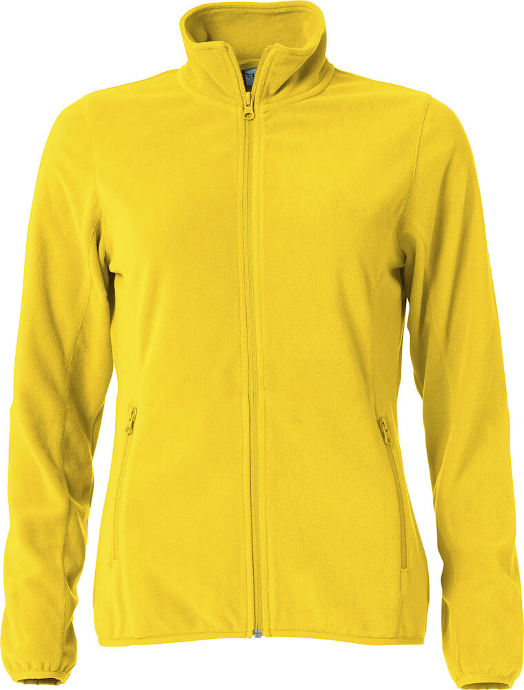 Clique Basic Micro Fleece Jacket Women - lemon