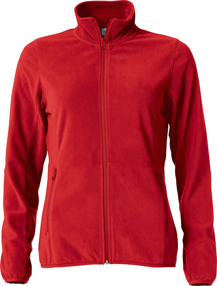 Clique Basic Micro Fleece Jacket Women - rood