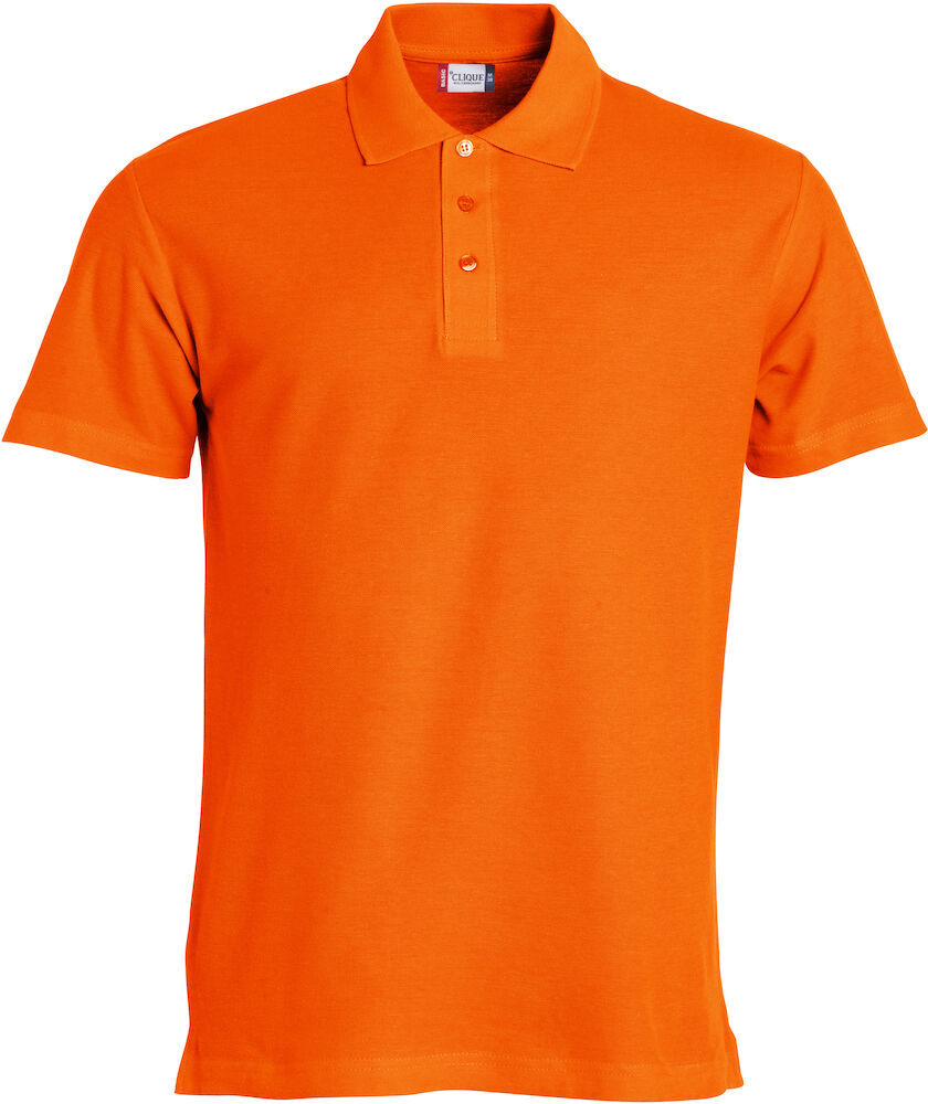 Clique Basic Polo - diep-oranje