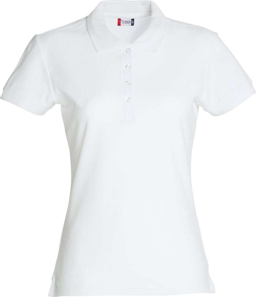 Clique Basic Polo Women - wit